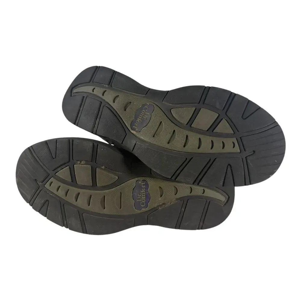Dr. Comfort Brian X-Depth 6910 Black Leather Stretch Orthotic Men’s Shoes 9.5 XW